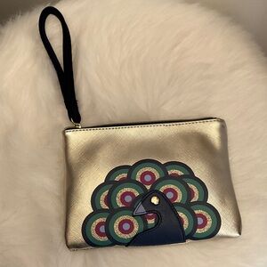 Peacock wristlet